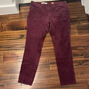 Anthropologie Pilcro and the letterpress corduroy skinny jeans